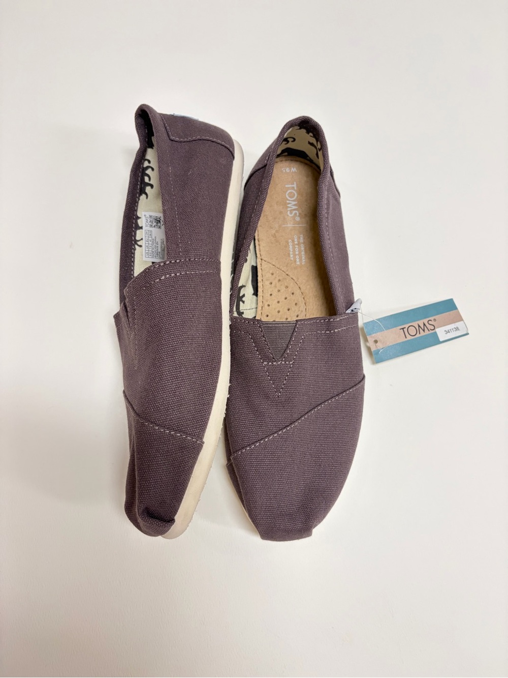Toms Women's Slip-On Canvas Loafers in Plum